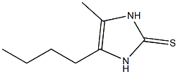 4-BUTYL-5-METHYL-1,3-DIHYDRO-2H-IMIDAZOLE-2-THIONE 结构式