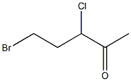 5-BROMO-3-CHLORO-PENTAN-2-ONE 结构式
