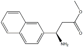METHYL (3R)-3-AMINO-3-(2-NAPHTHYL)PROPANOATE 结构式