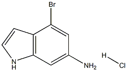 4-BROMO-6-AMINO INDOLE HYDROCHLORIDE 结构式