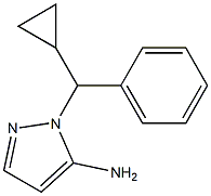 2-(CYCLOPROPYL-PHENYL-METHYL)-2H-PYRAZOL-3-YLAMINE 结构式