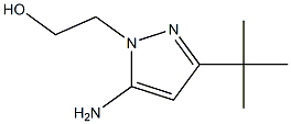 2-(5-AMINO-3-TERT-BUTYL-1H-PYRAZOL-1-YL)ETHANOL 结构式