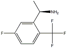 (1R)-1-[5-FLUORO-2-(TRIFLUOROMETHYL)PHENYL]ETHYLAMINE 结构式