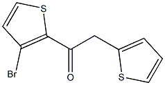 1-(3-Bromo-2-thienyl)-2-(2-thienyl)ethan-1-one 结构式