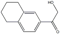 2-Hydroxy-1-(5,6,7,8-tetrahydronaphthalen-2-yl)ethanone 结构式