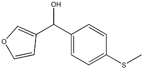 3-FURYL-(4-METHYLTHIOPHENYL)METHANOL 结构式