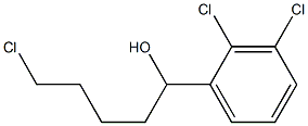 5-CHLORO-1-(2,3-DICHLOROPHENYL)-1-PENTANOL 结构式