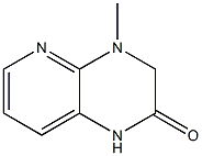 4-METHYL-3,4-DIHYDRO-1H-PYRIDO[2,3-B]PYRAZIN-2-ONE 结构式