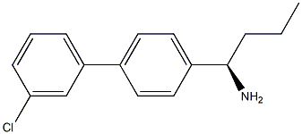 (1R)-1-[4-(3-CHLOROPHENYL)PHENYL]BUTYLAMINE 结构式