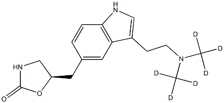 佐米曲坦-D6 结构式