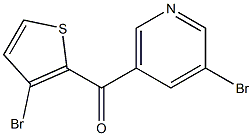 3-BROMO-5-(3-BROMO-2-THENOYL)PYRIDINE 结构式