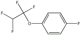 1-FLUORO-4-(1,1,2,2-TETRAFLUOROETHOXY)BENZENE 结构式