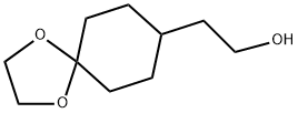 2-(1,4-二氧杂螺[4.5]癸-8-基)乙醇 结构式