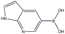 1H-PYRROLO[2,3-B]PYRIDIN-5-YLBORONIC ACID 结构式