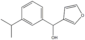 3-FURYL-(3-ISOPROPYLPHENYL)METHANOL 结构式