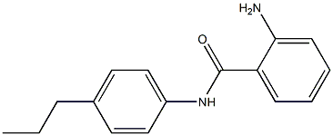 2-AMINO-N-(4-PROPYLPHENYL)BENZAMIDE 结构式