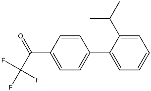 4'-(2-ISOPROPYLPHENYL)-2,2,2-TRIFLUOROACETOPHENONE 结构式