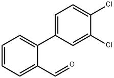 3',4'-DICHLORO[1,1'-BIPHENYL]-2-CARBALDEHYDE 结构式