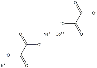 COBALT SODIUM POTASSIUM OXALATE 结构式