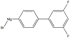 4-(3,5-DIFLUOROPHENYL)PHENYLMAGNESIUM BROMIDE 结构式