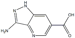 3-AMINO-1H-PYRAZOLO[4,3-B]PYRIDINE-6-CARBOXYLIC ACID 结构式