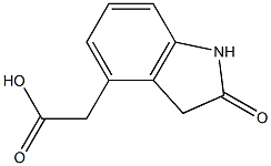 (2-OXO-2,3-DIHYDRO-1H-INDOL-4-YL)-ACETIC ACID 结构式
