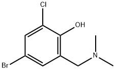 4-Bromo-2-chloro-6-((dimethylamino)methyl)phenol