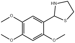 2-(2,4,5-TRIMETHOXYPHENYL)-1,3-THIAZOLIDINE 结构式