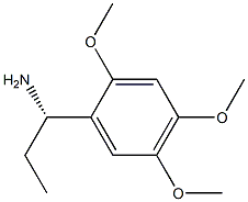 (1S)-1-(2,4,5-TRIMETHOXYPHENYL)PROPYLAMINE 结构式