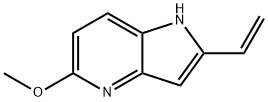 5-甲氧基-4-氮杂吲哚-2-乙烯 结构式