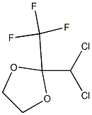 2-(DICHLOROMETHYL)-2-(TRIFLUOROMETHYL)-1,3-DIOXOLANE 结构式