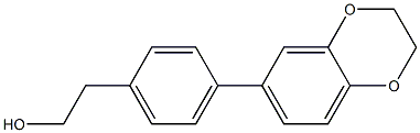 4-[3,4-(ETHYLENEDIOXY)PHENYL]PHENETHYL ALCOHOL 结构式