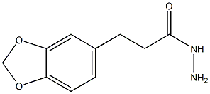 3-(Benzo[d][1,3]dioxol-6-yl)propionic acid hydrazide 结构式