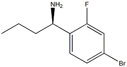 (1R)-1-(4-BROMO-2-FLUOROPHENYL)BUTYLAMINE 结构式