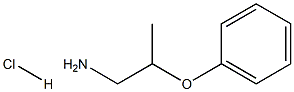 2-苯氧基丙基胺 盐酸盐 结构式