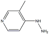 (3-METHYL-PYRIDIN-4-YL)-HYDRAZINE 结构式