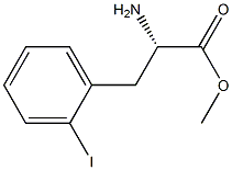 Methyl (2S)-2-amino-3-(2-iodophenyl)propanoate 结构式