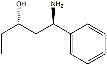 (3S,1R)-1-AMINO-1-PHENYLPENTAN-3-OL 结构式