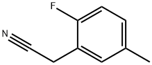 2-氟-5-甲基苯乙腈 结构式