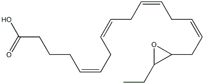 (+/-)17(18)-EPOXY-5Z,8Z,11Z,14Z-EICOSATETRAENOIC ACID 结构式