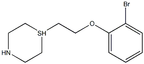 1-[2-(2-BROMOPHENOXY)ETHYL]-THIOMORPHOLINE 结构式