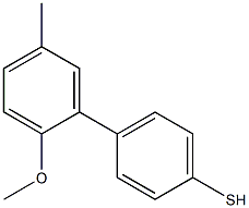 4-(2-METHOXY-5-METHYLPHENYL)THIOPHENOL 结构式