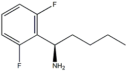 (1R)-1-(2,6-DIFLUOROPHENYL)PENTYLAMINE 结构式