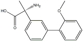 (2R)-2-AMINO-2-[3-(2-METHOXYPHENYL)PHENYL]PROPANOIC ACID 结构式