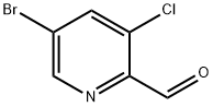 5-溴-3-氯吡啶-2-醛 结构式