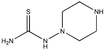 1-PIPERAZIN-1-YLTHIOUREA 结构式