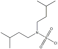 BIS(3-METHYLBUTYL)SULFAMOYL CHLORIDE 结构式