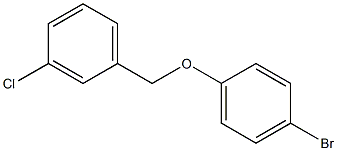 4-Bromophenyl-(3-chlorobenzyl)ether 结构式