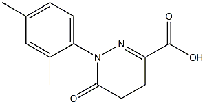 1-(2,4-DIMETHYLPHENYL)-6-OXO-1,4,5,6-TETRAHYDROPYRIDAZINE-3-CARBOXYLIC ACID 结构式