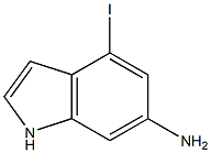 6-AMINO-4-IODOINDOLE 结构式